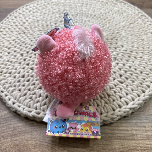 Squeezamals Series 3 Ursula Pink Unicorn Squishy Mini Plush 4" NEW w TAG - Picture 2 of 3
